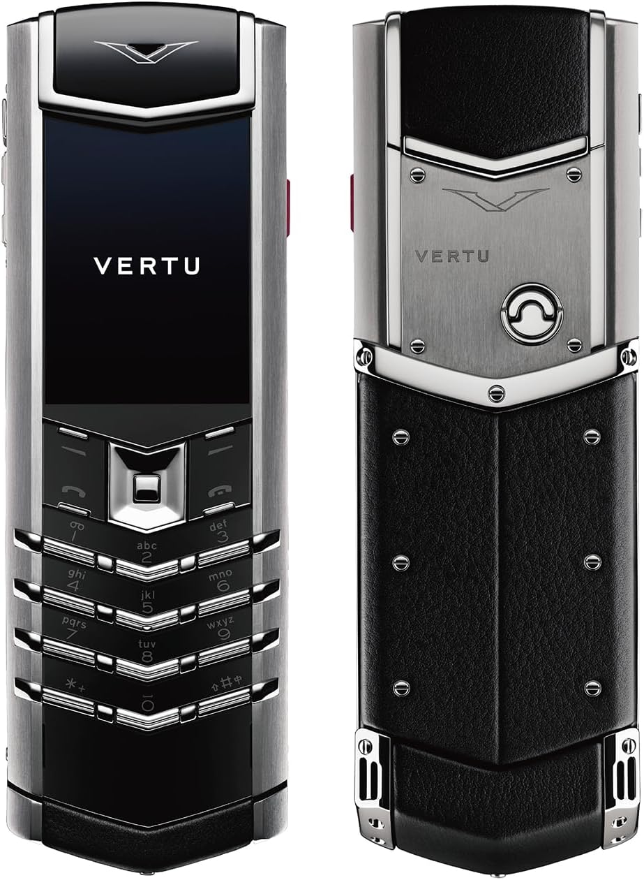 VERTU Signature V Stainless Steel Luxury Business Phone (Black)