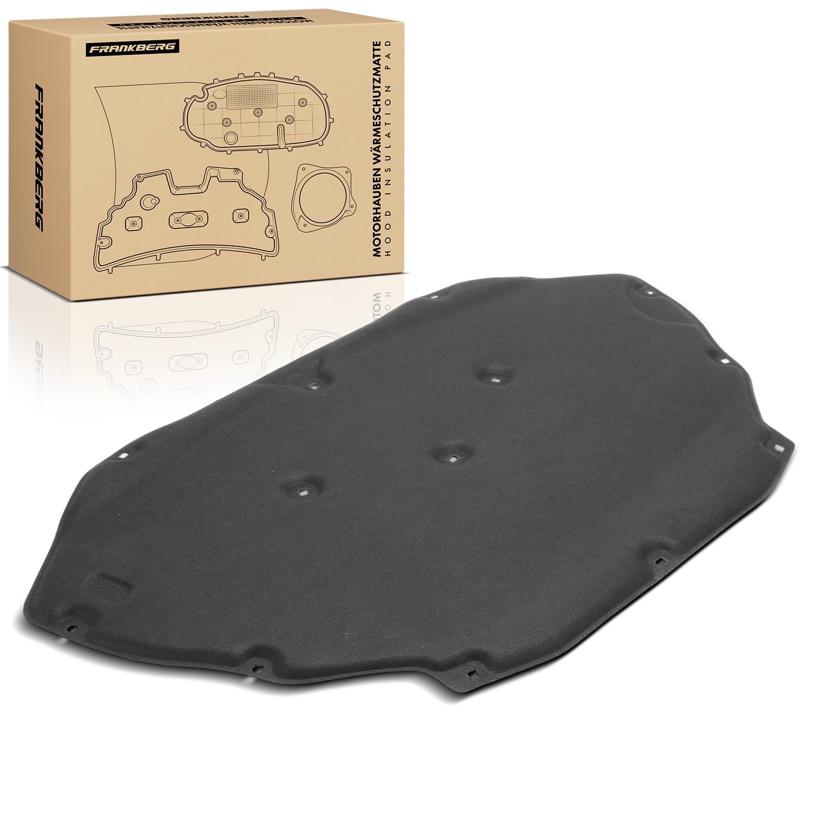 Frankberg Isolamento acustico del vano motore 95855683120 | Compatibile con: C.a.y.e.n.n.e 92A