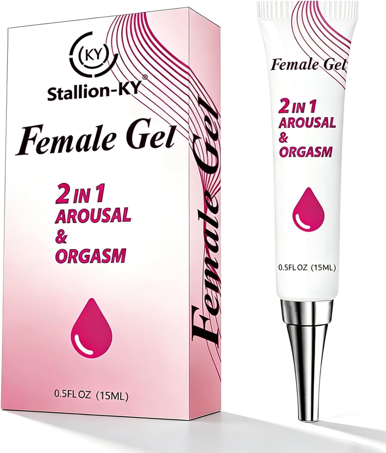 Female Intense Fast Orgasmic Gel 2-in-1, Excite Gel for Her, Arousal Gel Fast Intimate Sensitivity & Pleasure Enhancers, Couples Intimacy Booster(15ml)