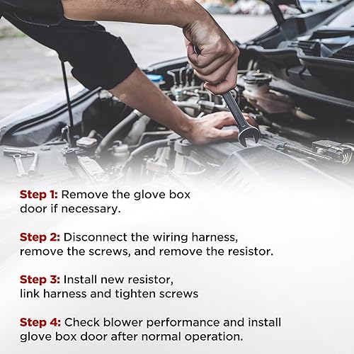 Miniatura 7 de BDFHYK Resistencia del motor del ventilador del calentador de CA 4720278 compatible con Jeep Grand Cherokee Grand Wagoneer Dodge Ram 1500 2500 3500