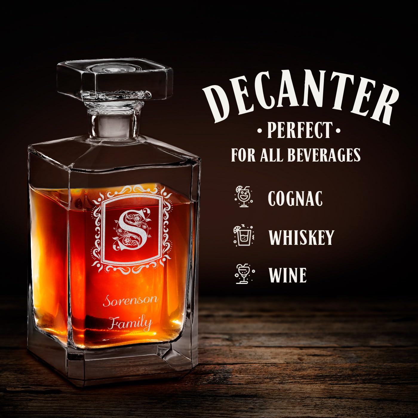 Luminarc Decorative Cooler Marrakech Real Gold (Set of 4), Copper and Real Gold, 15.25 oz