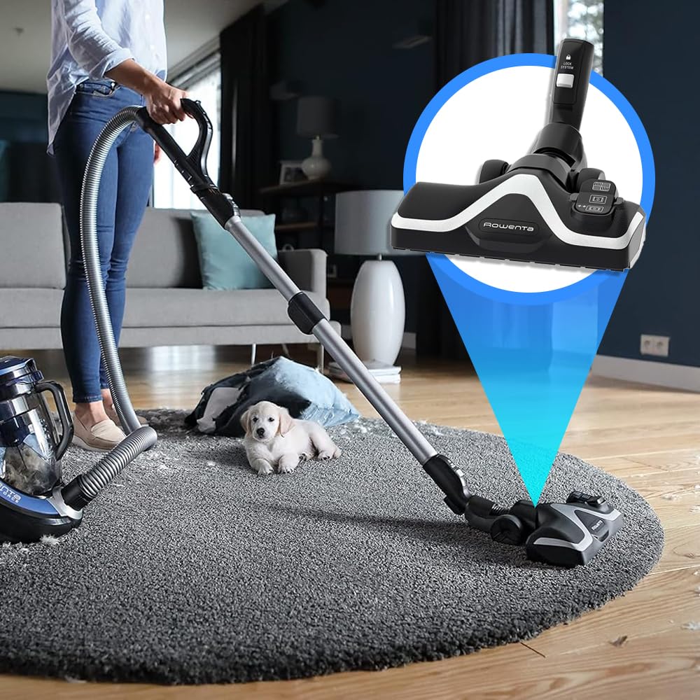 Anakel Home Brosse d'aspirateur PowerGlide ZR903801 Compatible avec les Aspirateurs Silence Force et X-Trem Power avec Système de Verrouillage, conçue pour les aspirateurs sans sac