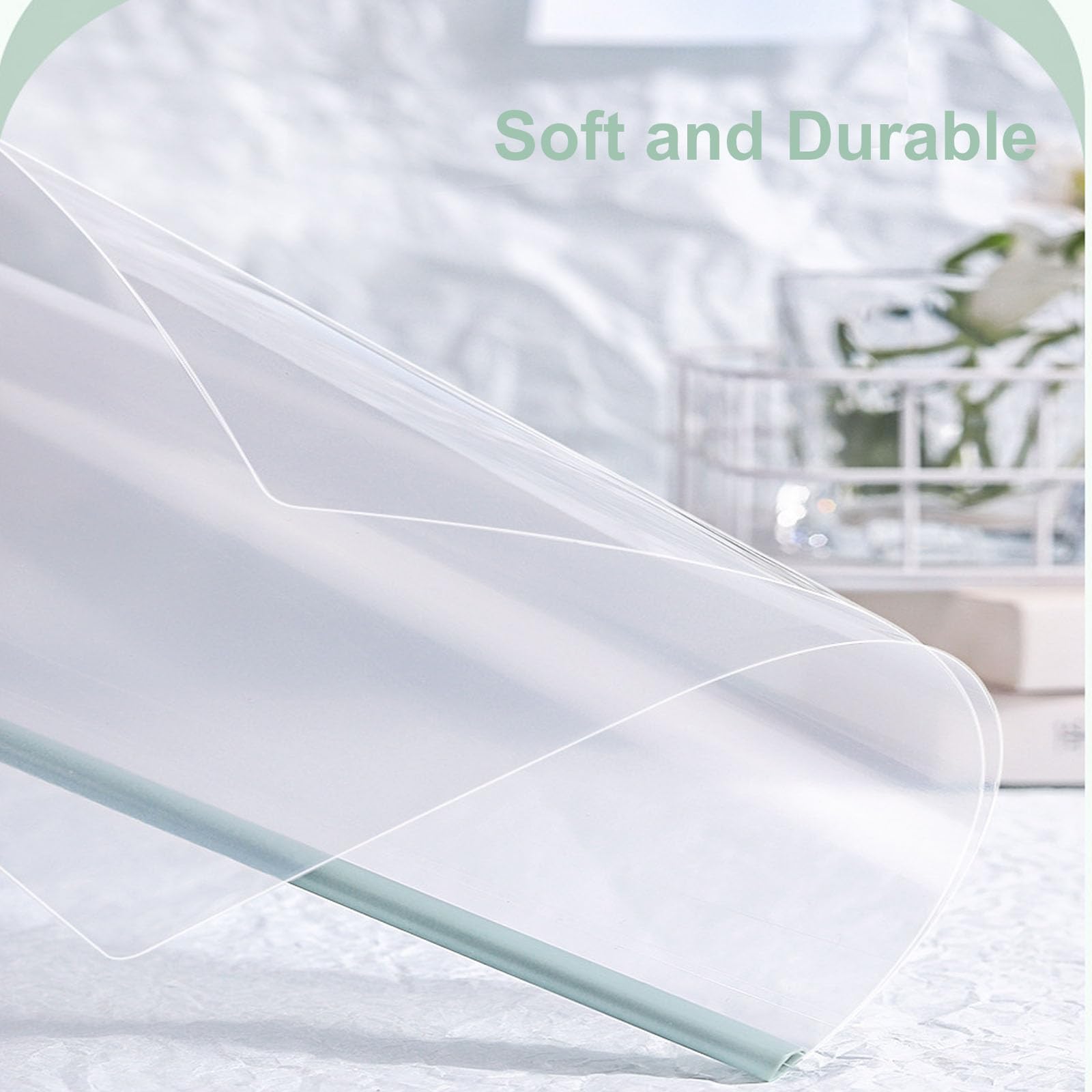 Trasparenti Copertine per Rilegatura A4 Plastica con Barra Scorrevole 10pcs