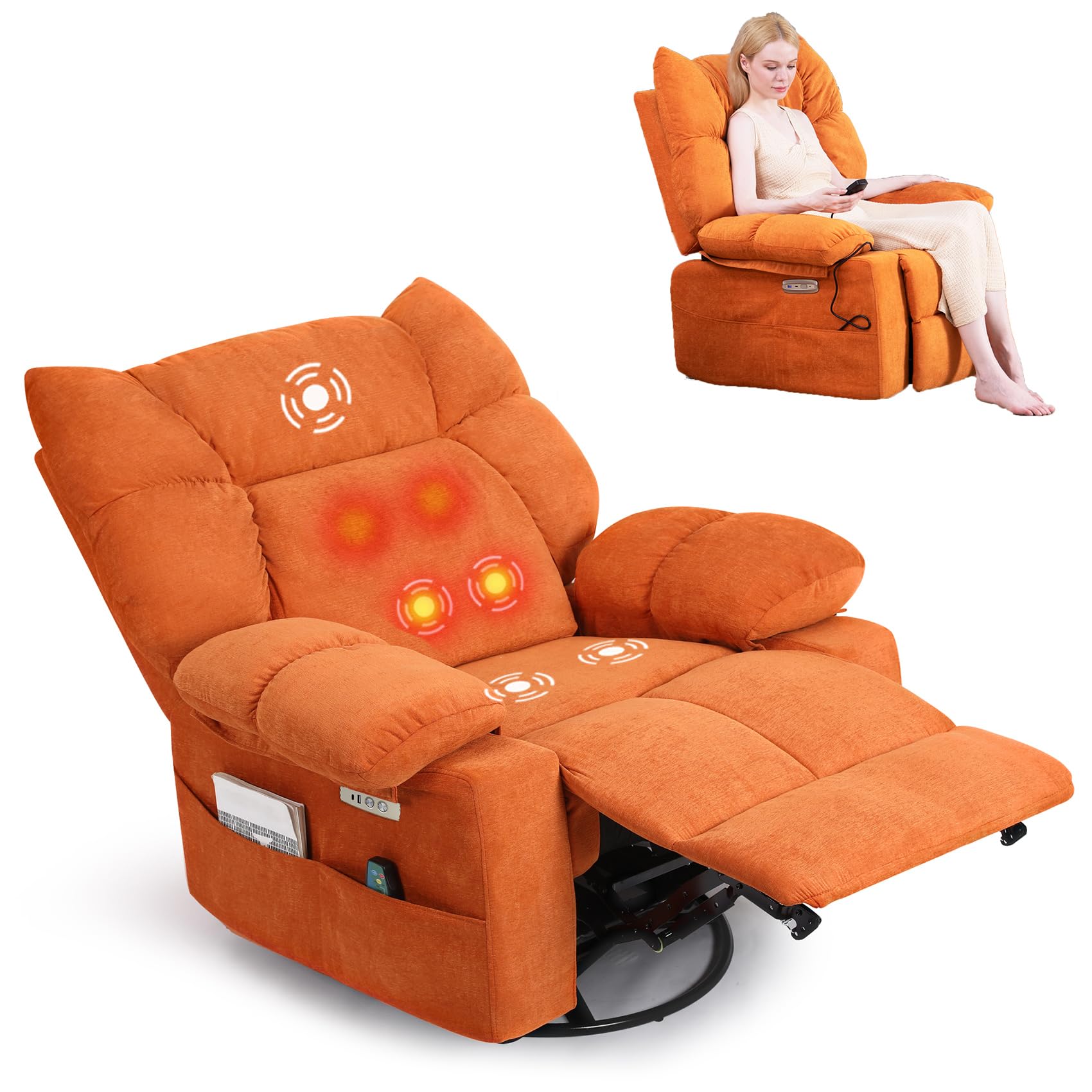 Amazon.com: DYHOME Recliner Chair, Wide Rocker Chair, Rocking