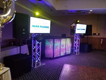 LED Dj Rectangular Small Facade Dj Booth (4 Panels)