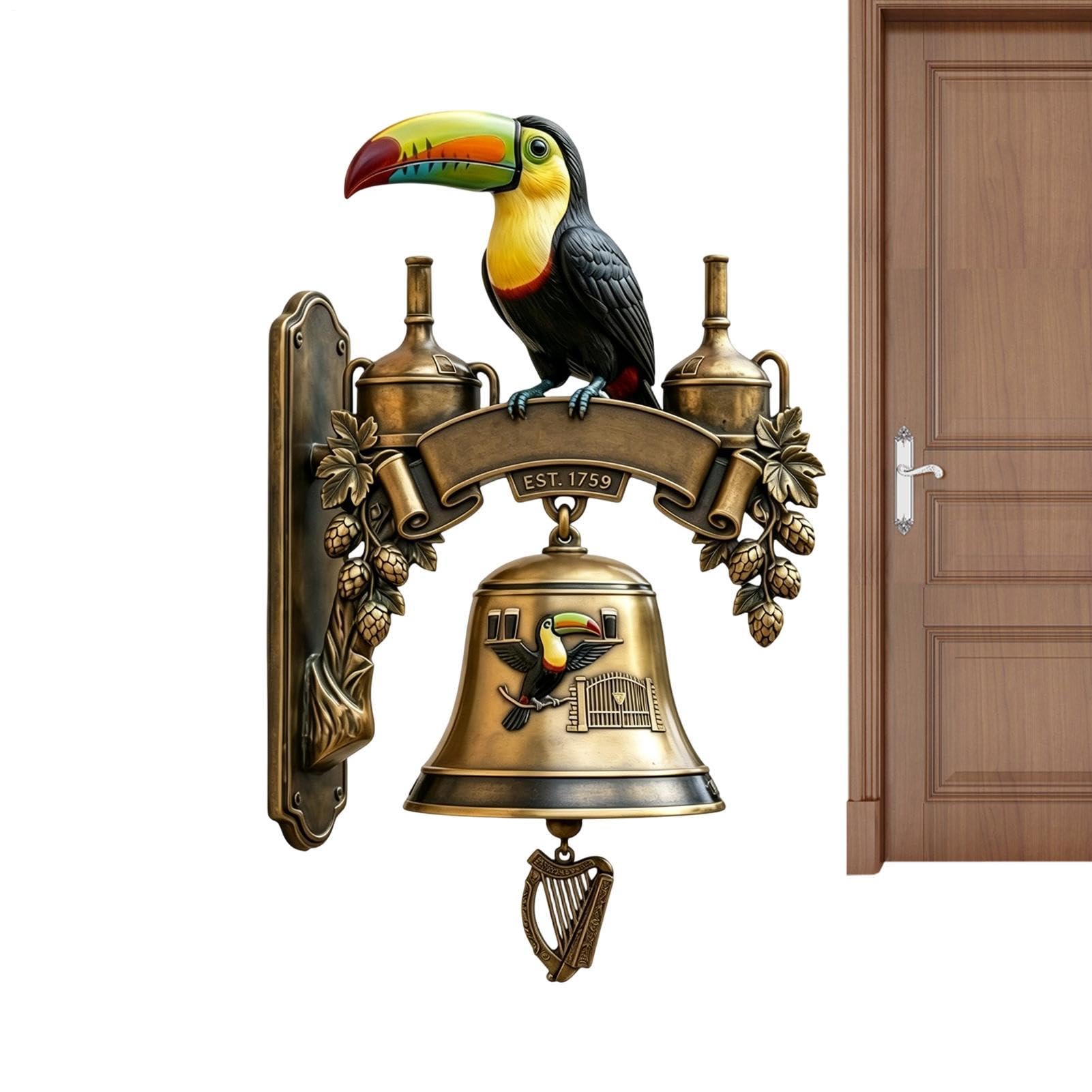 Wall Mount Pub Bell - Vintage | Resin & Metal Wall Art