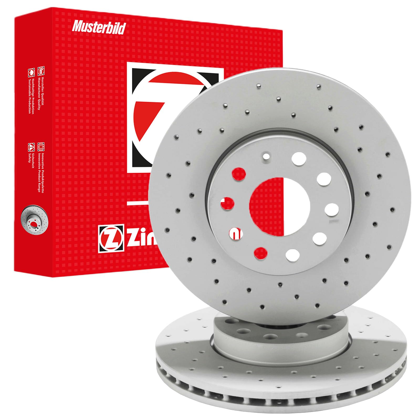 2x ZIMMERMANN Disco freno Anteriore Ø308mm Altezza: 50mm Spessore: 27mm N° fori: 5/5 Cerchio foro-Ø: 108mm ventilazione interna forato 250.1399.52 Compatibilità con FORD Kuga Mk3 Focus Mk4 Turnier HP