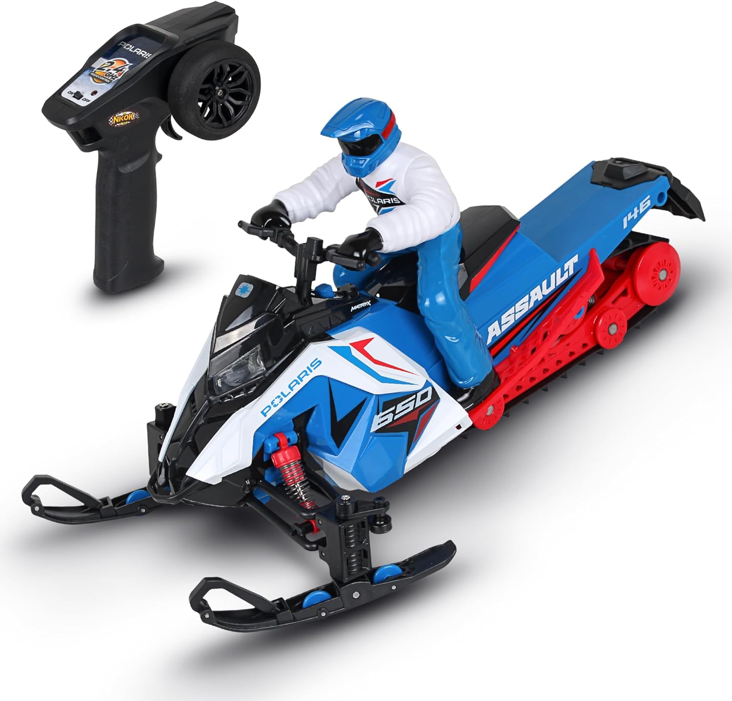 NKOK Polaris RC Switchback Assault with remote controller