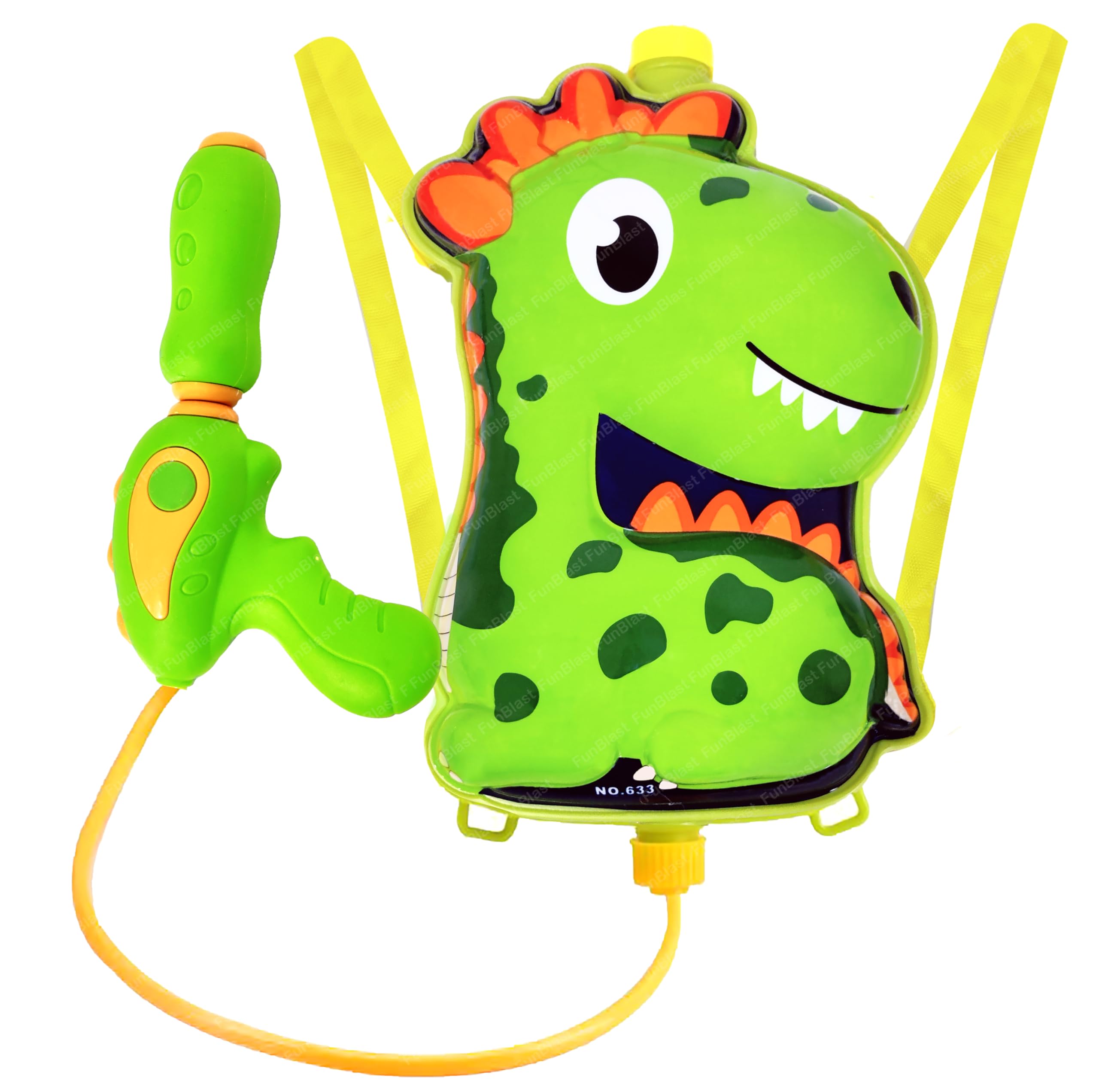 FunBlast Holi Pichkari Water Gun for Kids Boy Girl - Giraffe Water Gun, Powerful High Pressure Tank Spray, Pichkari for Holi Back Holding Tank and Water Pichkari for Boys, Girls, Kids (1.8 Liter)