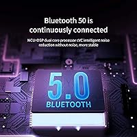 Vista 6 de Transmisor FM Bluetooth - Coche Bluetooth 5.0 inalámbrico manos libres transmisor FM receptor Radio MP3 adaptador Player, manos libres estéreo Bass