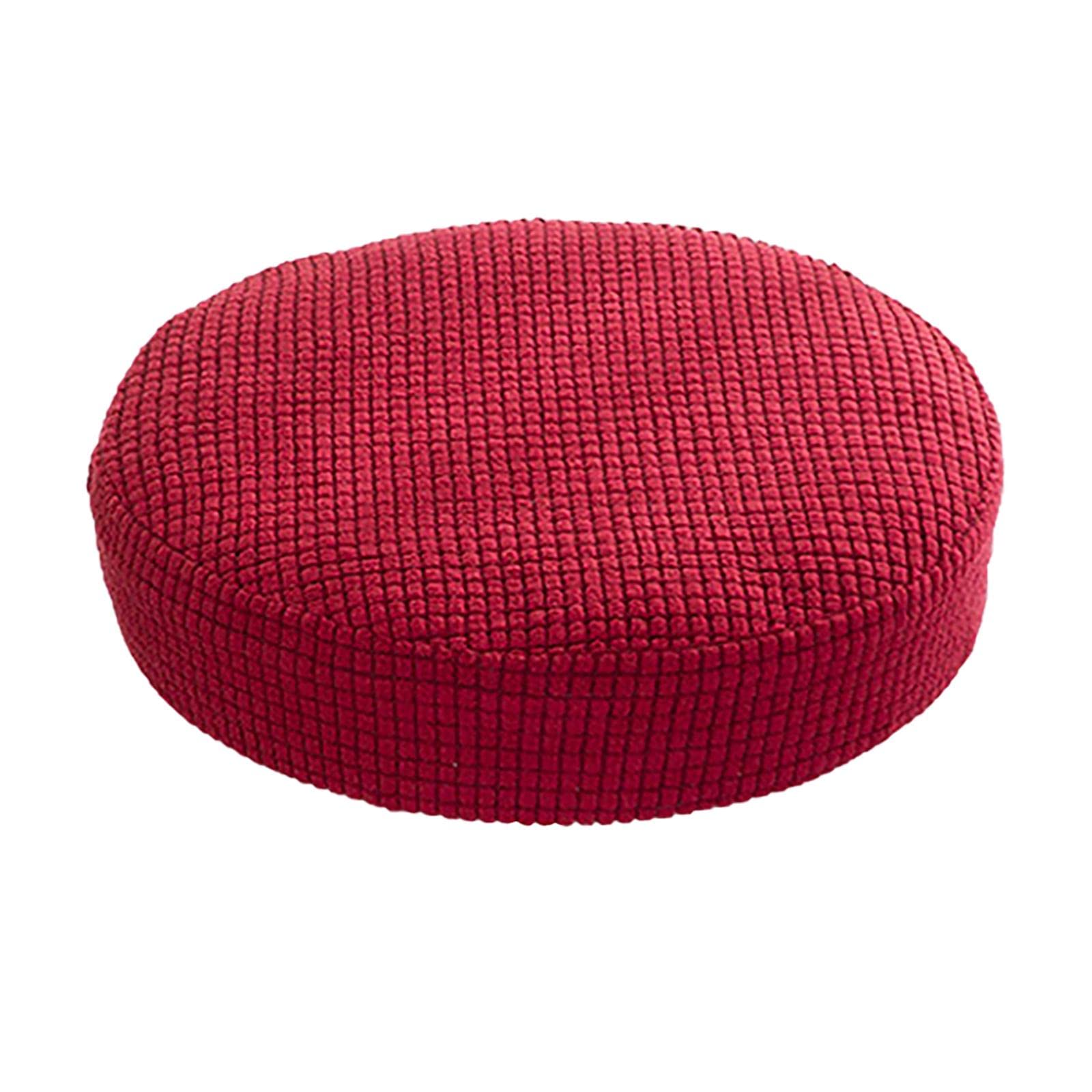 Stretchy Stool Cover Washable Polyester Fiber Round for Lift Chair Home Red|Home & Garden | Furniture | Slipcovers-image-20