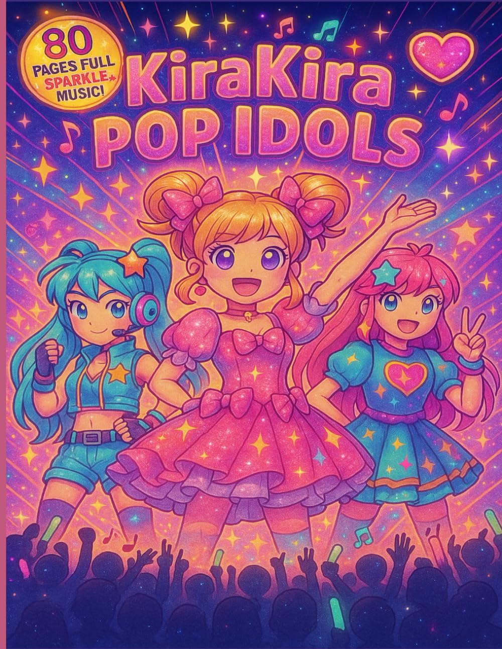 KiraKira Pop Idols: The ultimate K-Pop Coloring Book!