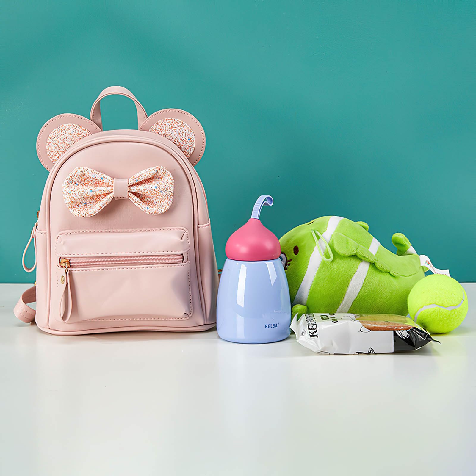 Hifot Sac à Dos Mignon pour Fille, Cartable Maternelle avec Nœud Papillon, Mini Kawaii Sac de Voyage, Cadeau