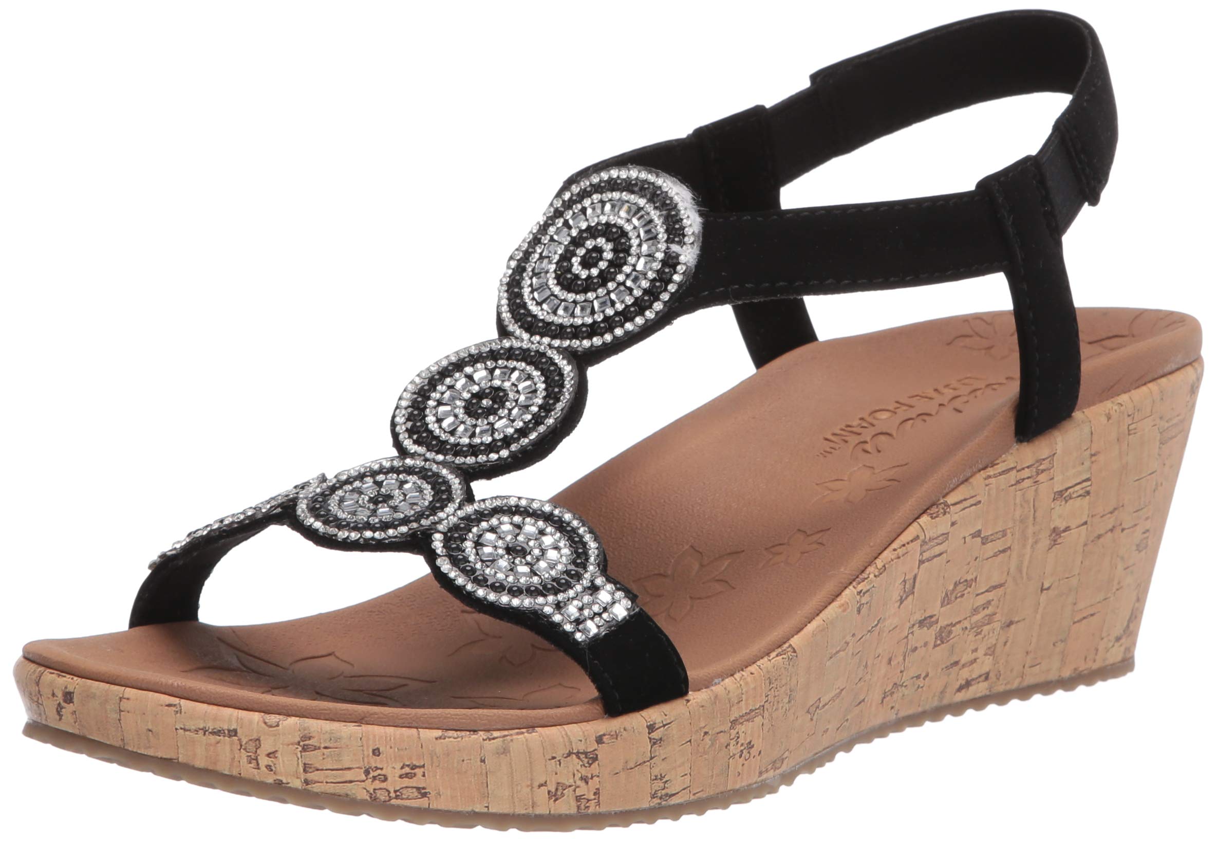 SkechersBEVERLEE - DATE GLAM womens Wedge Sandal