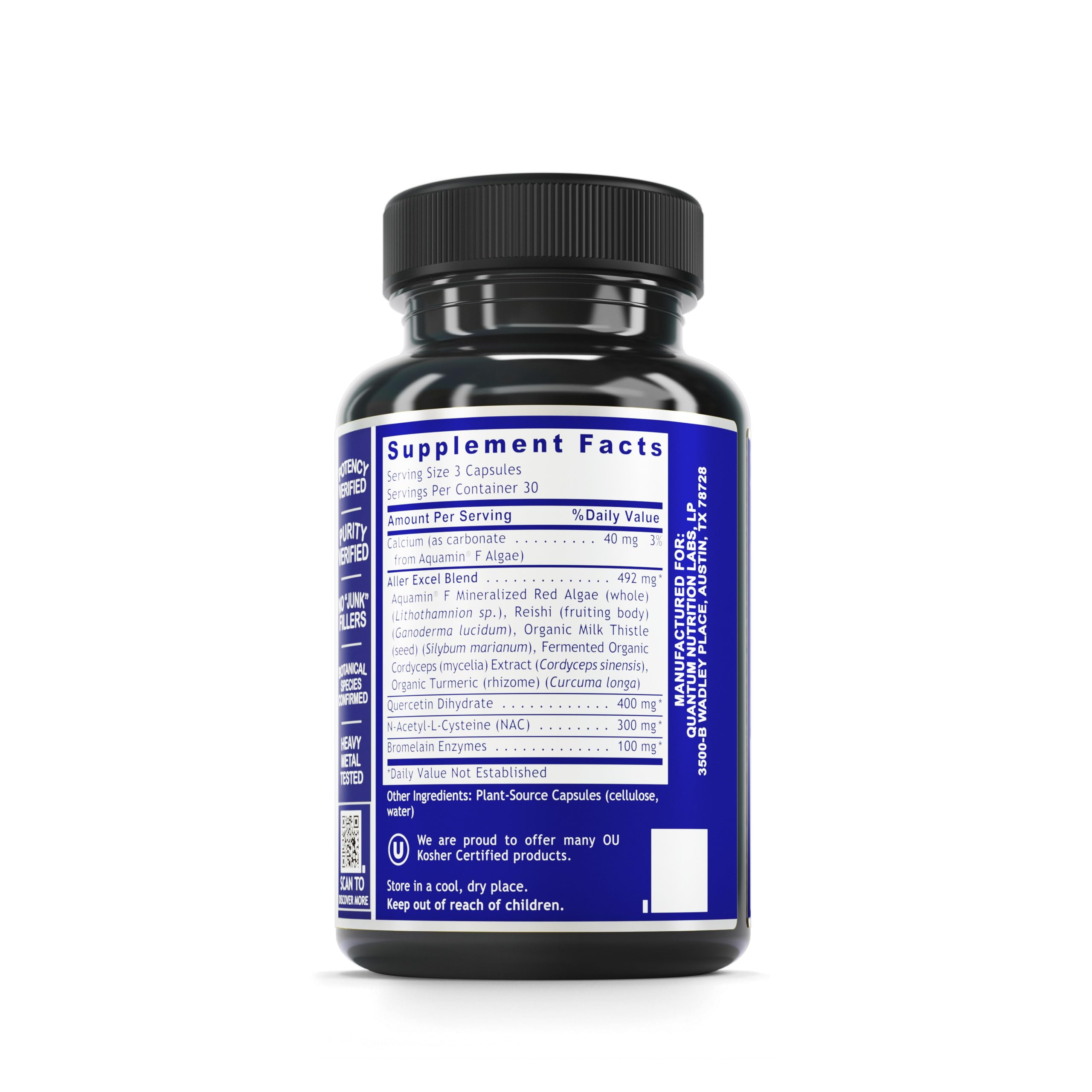 Quantum Nutrition Labs Aller Plus - 90 Vegetarian Capsules — Amazon image 2