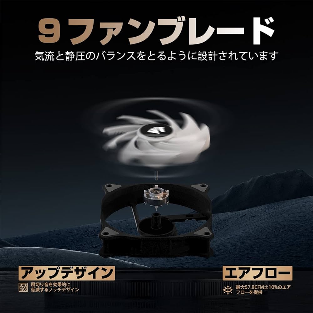 ⭐️動画有　i5 8400 、Windows11 Pro、 ARGBファン3個 F009】新品 PCクーラー用 ケースファン 3個セット ホワイト