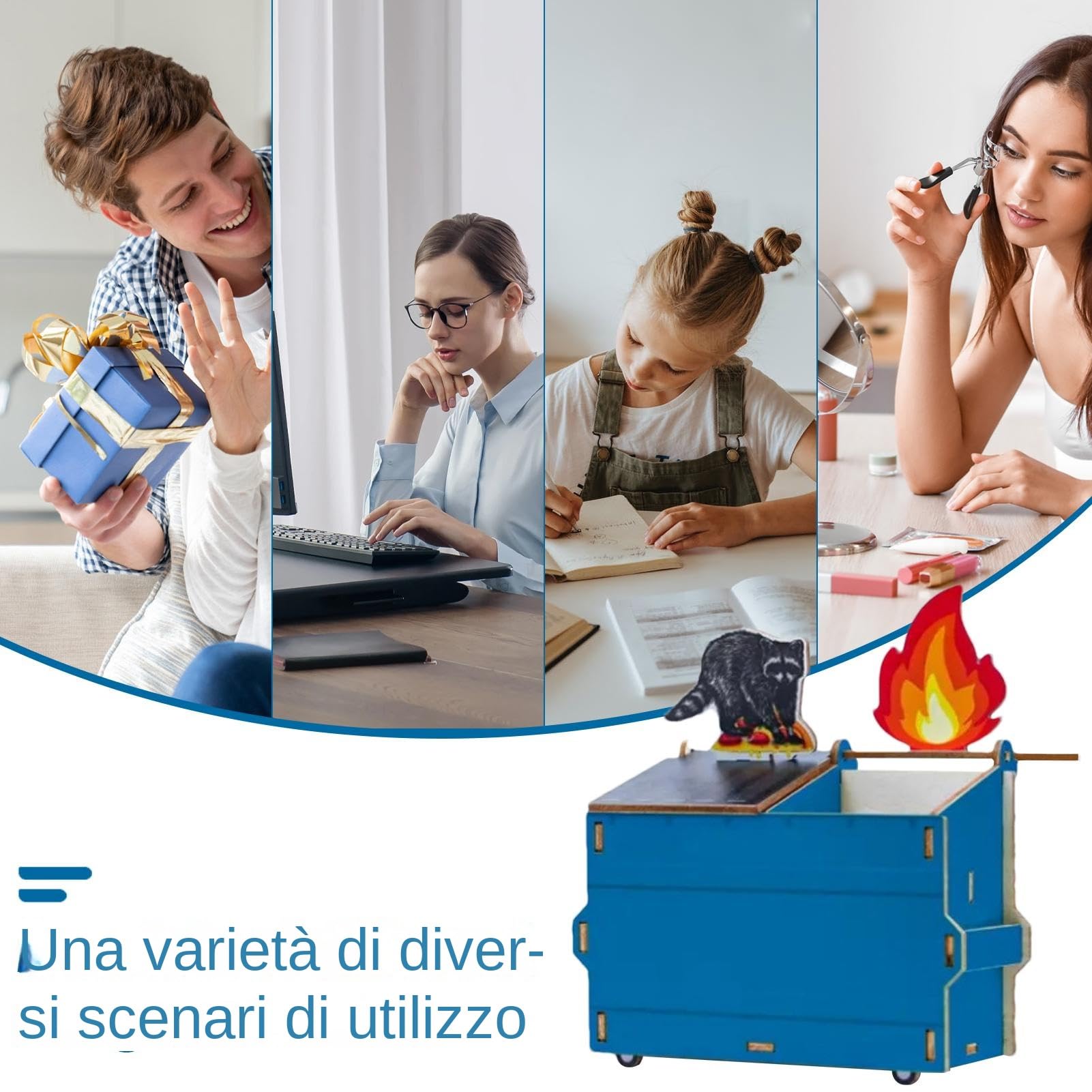 Container Di Penna - Porta A | Pannelli Decorativi Per I Vigili Del Fuoco Organizzatore Di Fornitura D'arte | Freque Scolastiche Organizzatrici, Coppa A Multifunzionale Per Le Sc
