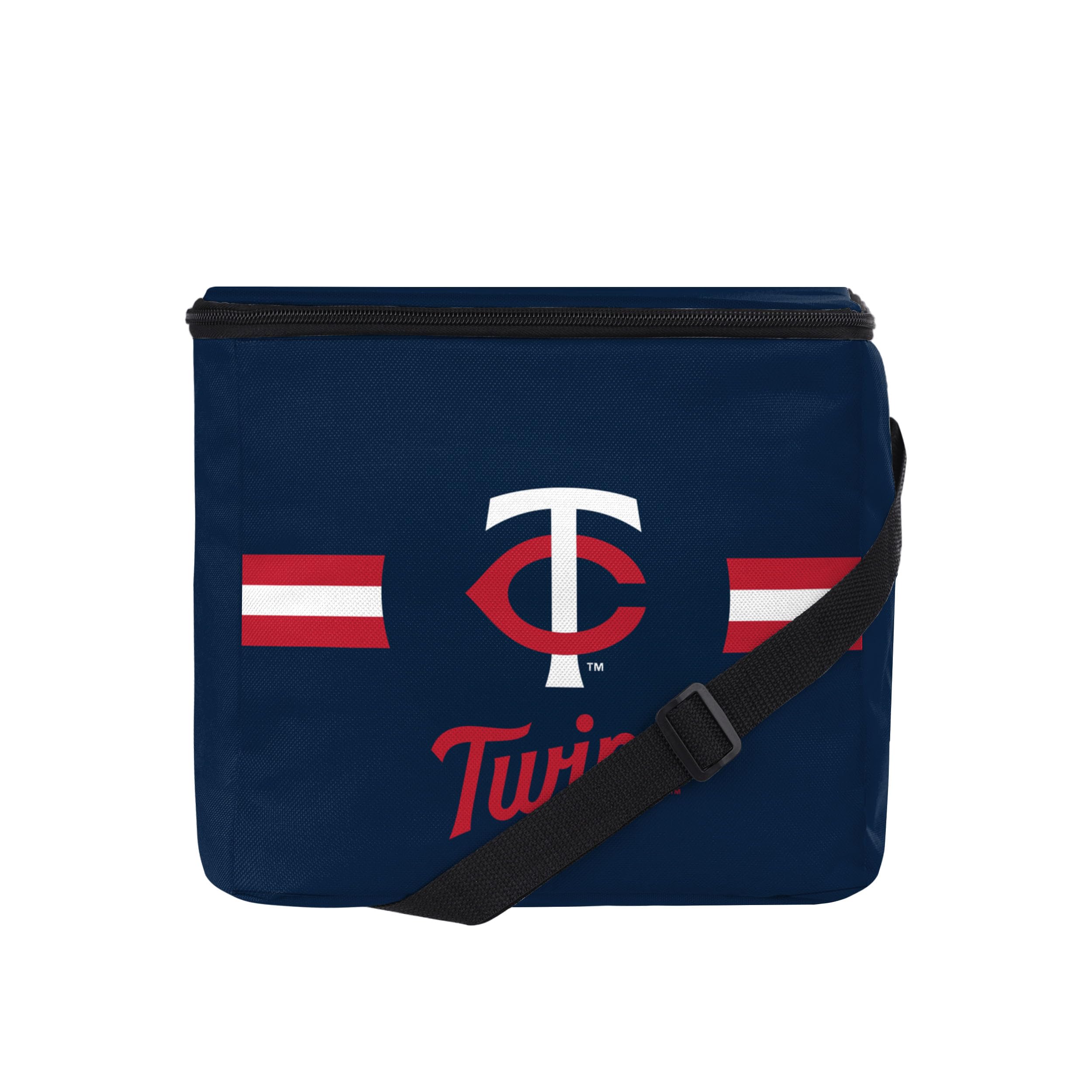 FOCO MLB Officially Licensed Primary Logo Team Stripe 6 or 12 Pack Soft Insulated Game Day Baseball Lunch Tote Cooler