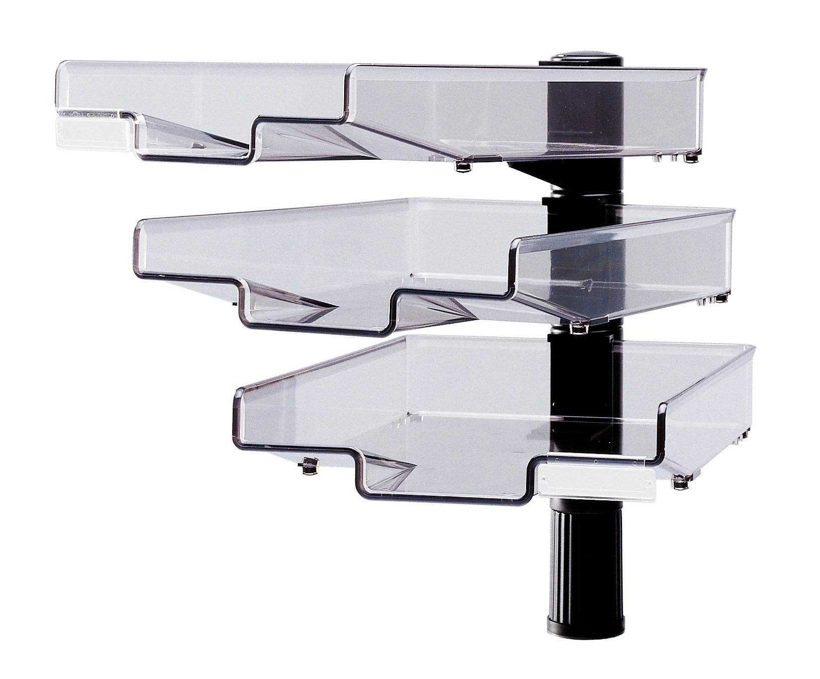 Hansa 5033004 - Soporte organizador de documentos giratorio (410 mm), transparente