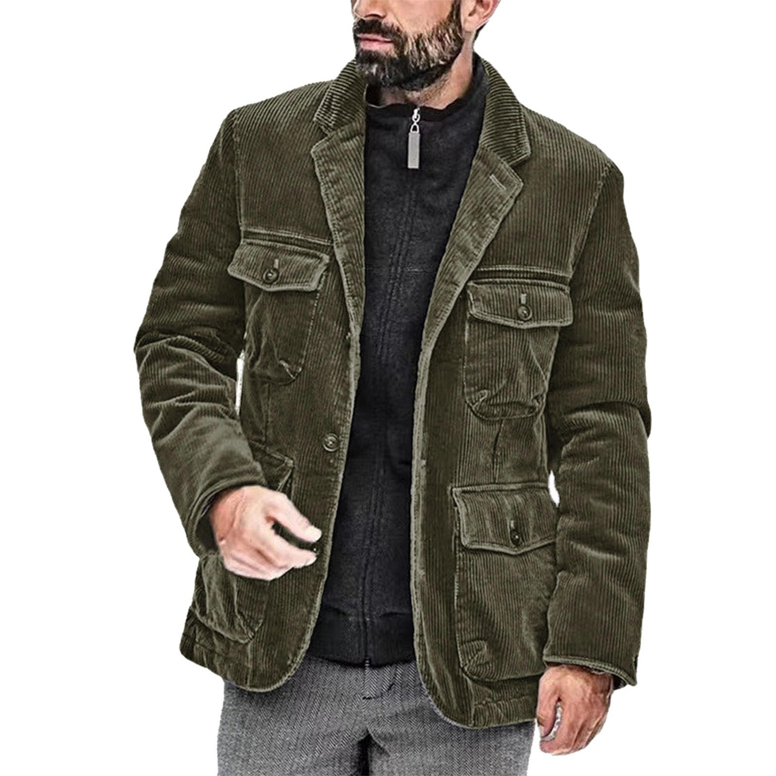 Blazer Sportif Homme Veste Costume Velours Côtelé Homme - Marron, Style Moderne Et Confortable Vêtement Travail élégant Blazer Sportif Homme Veste Costume Velours Côtelé Homme - Marron, Style Moderne Et Confortable Vêtement Travail élégant