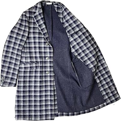 【未使用タグ付き】ボリオリ　チェスターコート　　48　BOGLIOLI Amazon | [ボリオリ] チェスターコート [メンズ] 220-41116【NVY