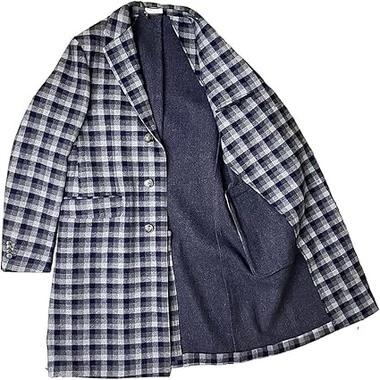 【未使用タグ付き】ボリオリ　チェスターコート　　48　BOGLIOLI BOGLIOLI（ボリオリ）ウールナイロンカシミアダイアゴナルソフト