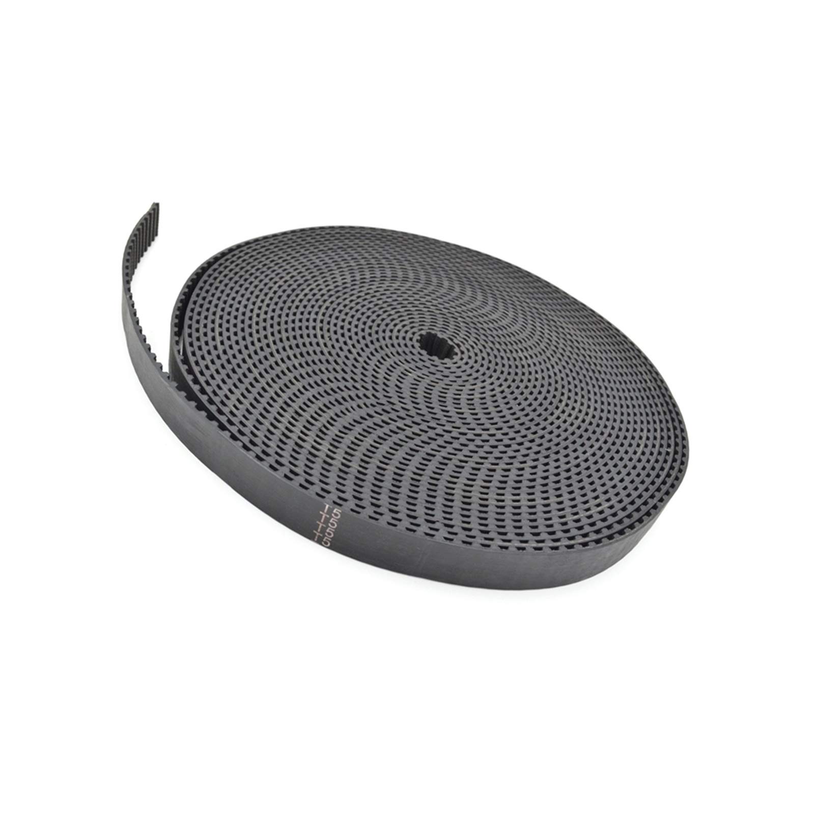 Pangyoo PYouo-Timing Belt Metric Trapezoid T5 Open Synchronous Belt, width 10/15/20mm, pitch 5mm, Rubber Neoprene fiberglass, T5 Timing belt pulley (Length : Length 4Meters, Width : 20mm)