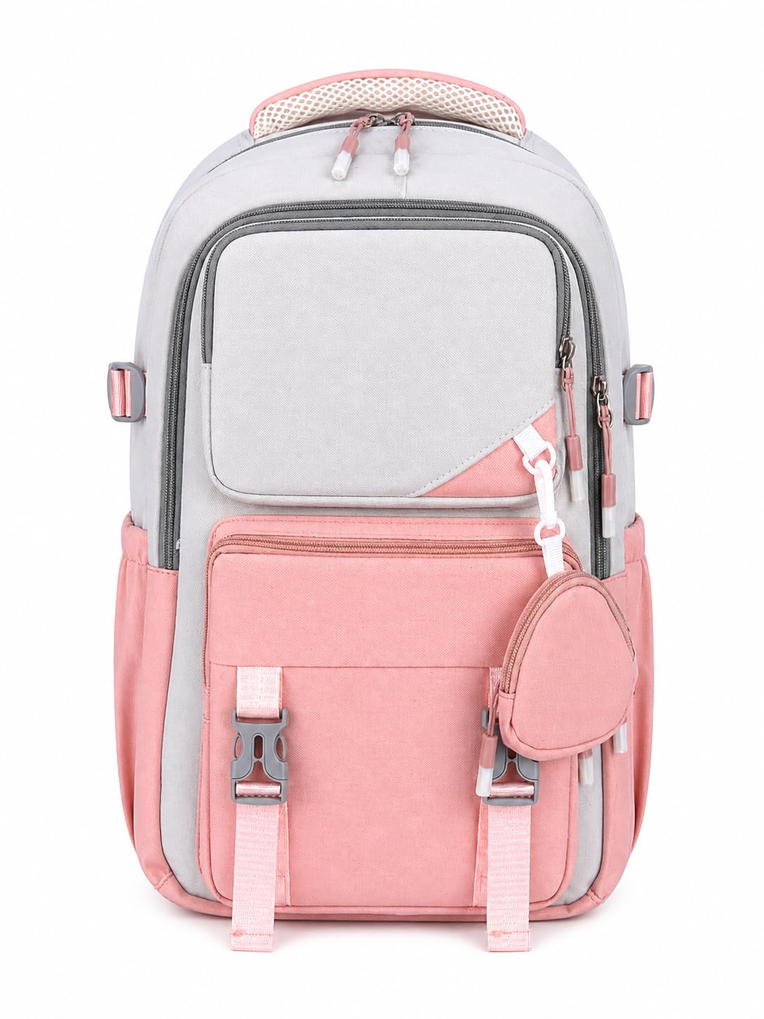 Travel Backpack with Front Utility Pocket, Side Bottle Holders, Adjustable Straps and Top Carry Handle-picture-15