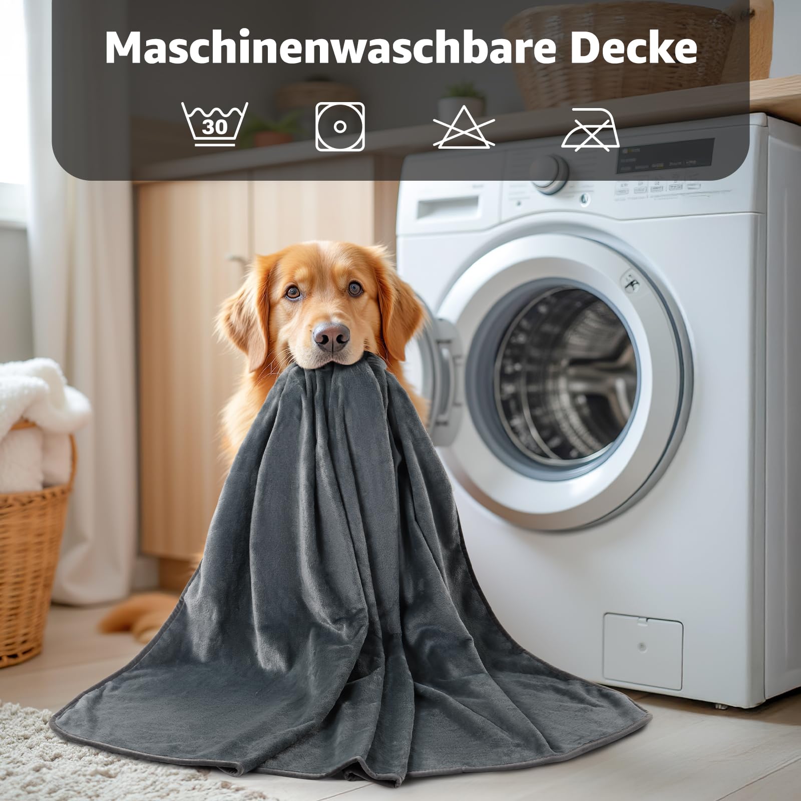 Lovedeken, liefdesdeken - de waterdichte deken, liefdesdeken voor slaapbank, bank, waterdichte huisdierdeken voor hond kat, fleece deken voor meubelbeschermer (kleur: grijs, maat: XS