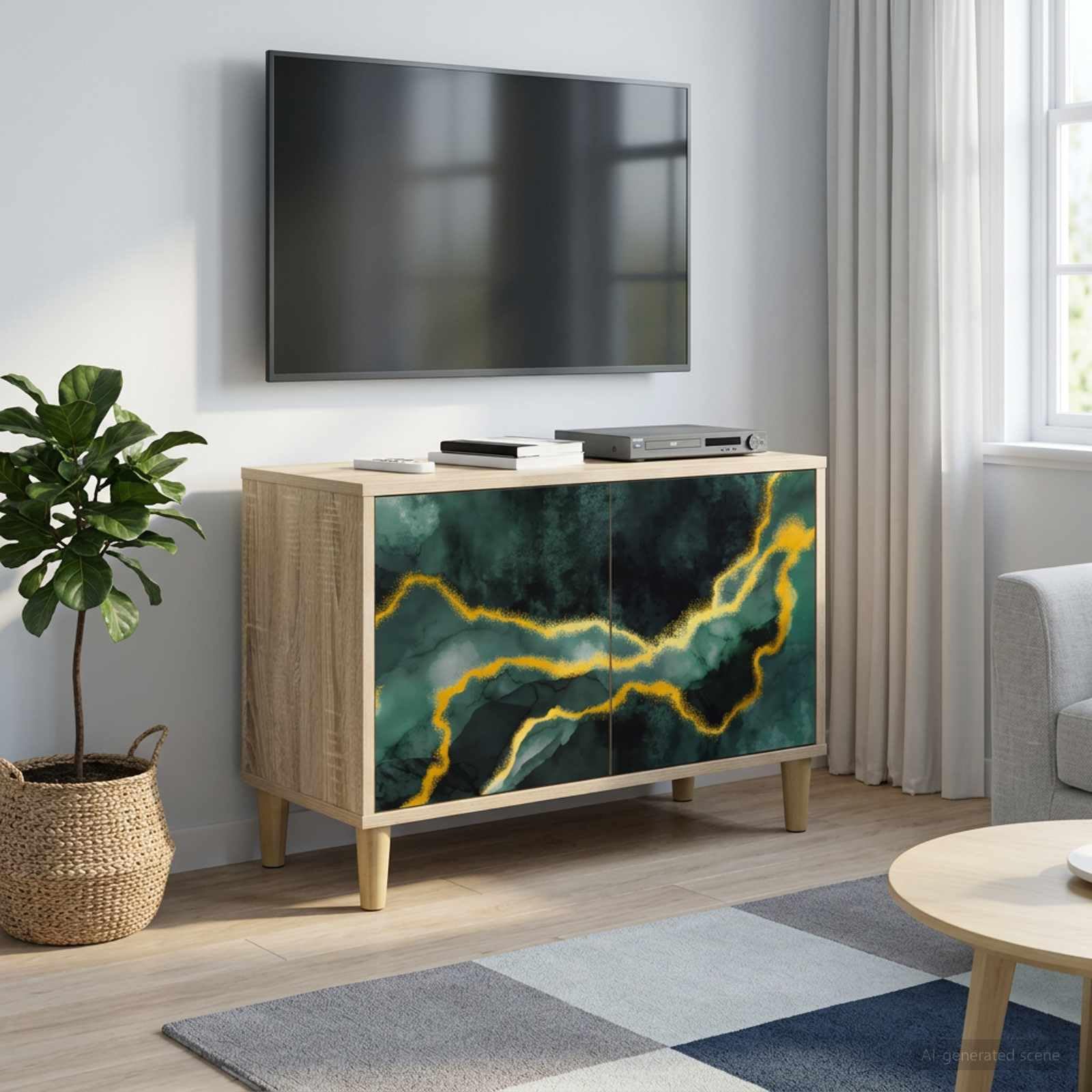 Szafka TV WIJHE 69 x 33 x 50 cm Sonoma