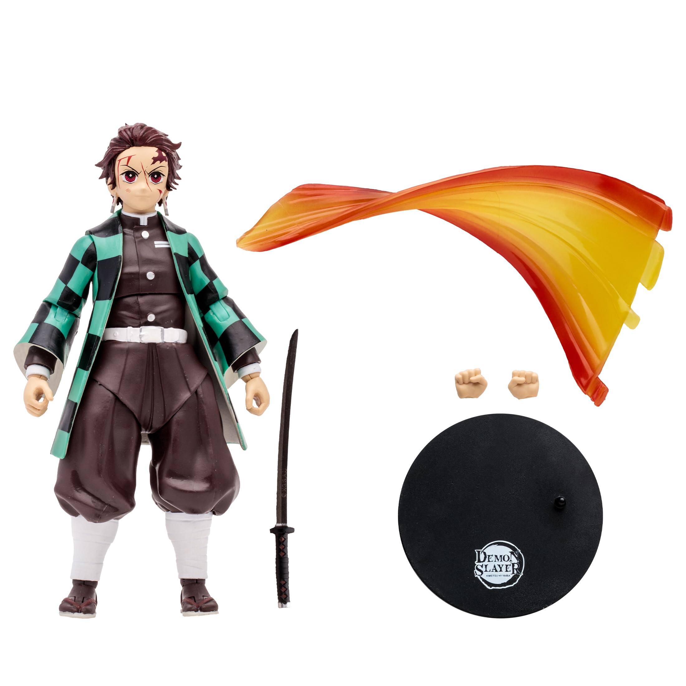 Lansay McFarlane Toys - Demon Slayer - Tanjiro Kamado - Figurka kolekcjonerska i akcesoria - Postacie z mangi - Od 12 lat