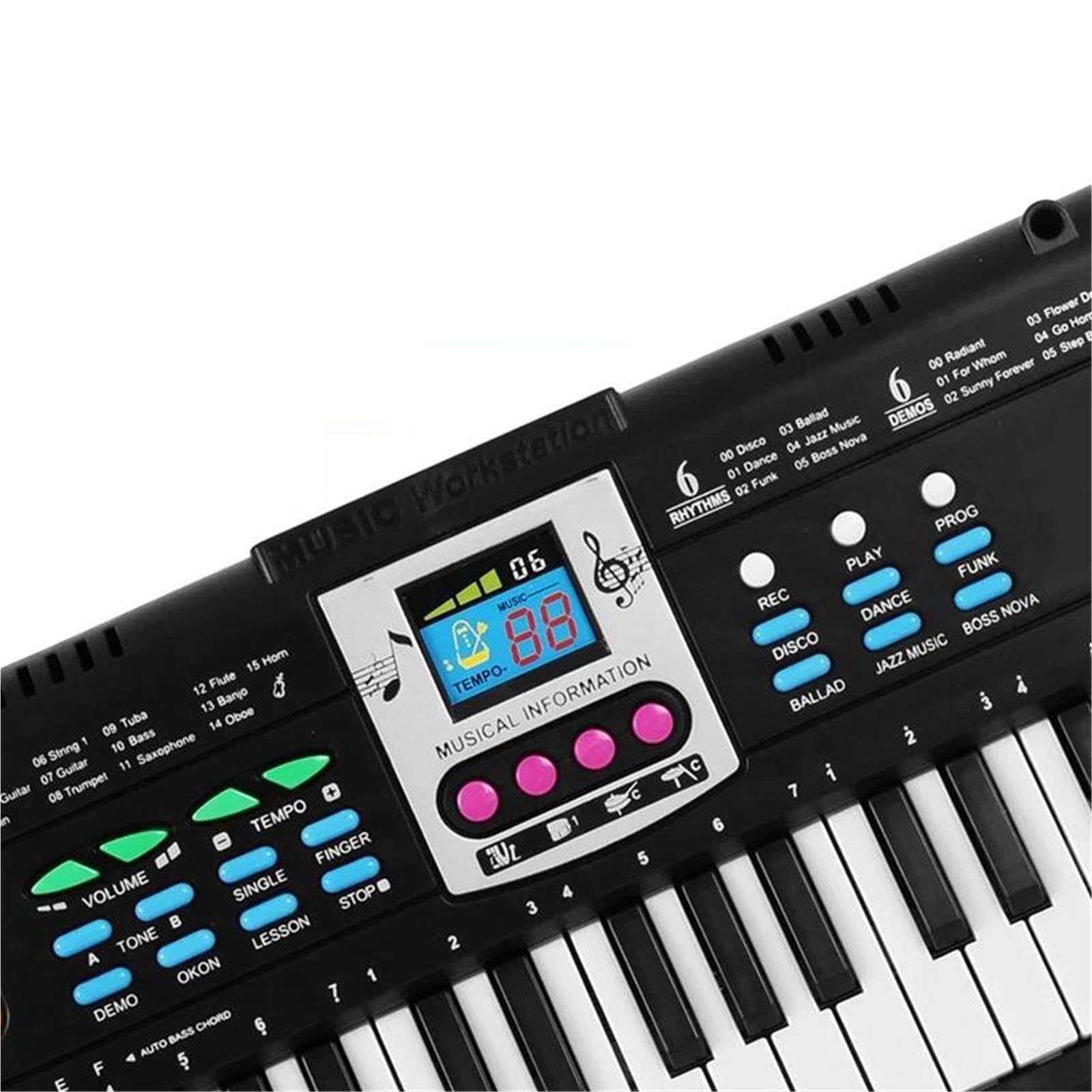 Klawiatura Elektroniczna 61 Klawiszowe Pianino Cyfrowe