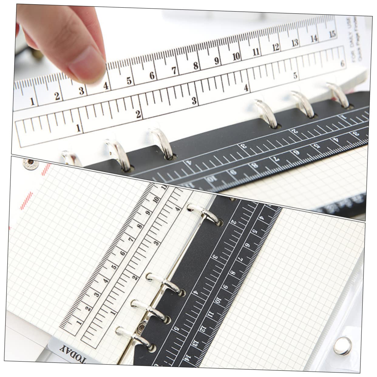 しおり　ページ Amazon | FRCOLOR 18 ルーズリーフ しおり プランナー しおり