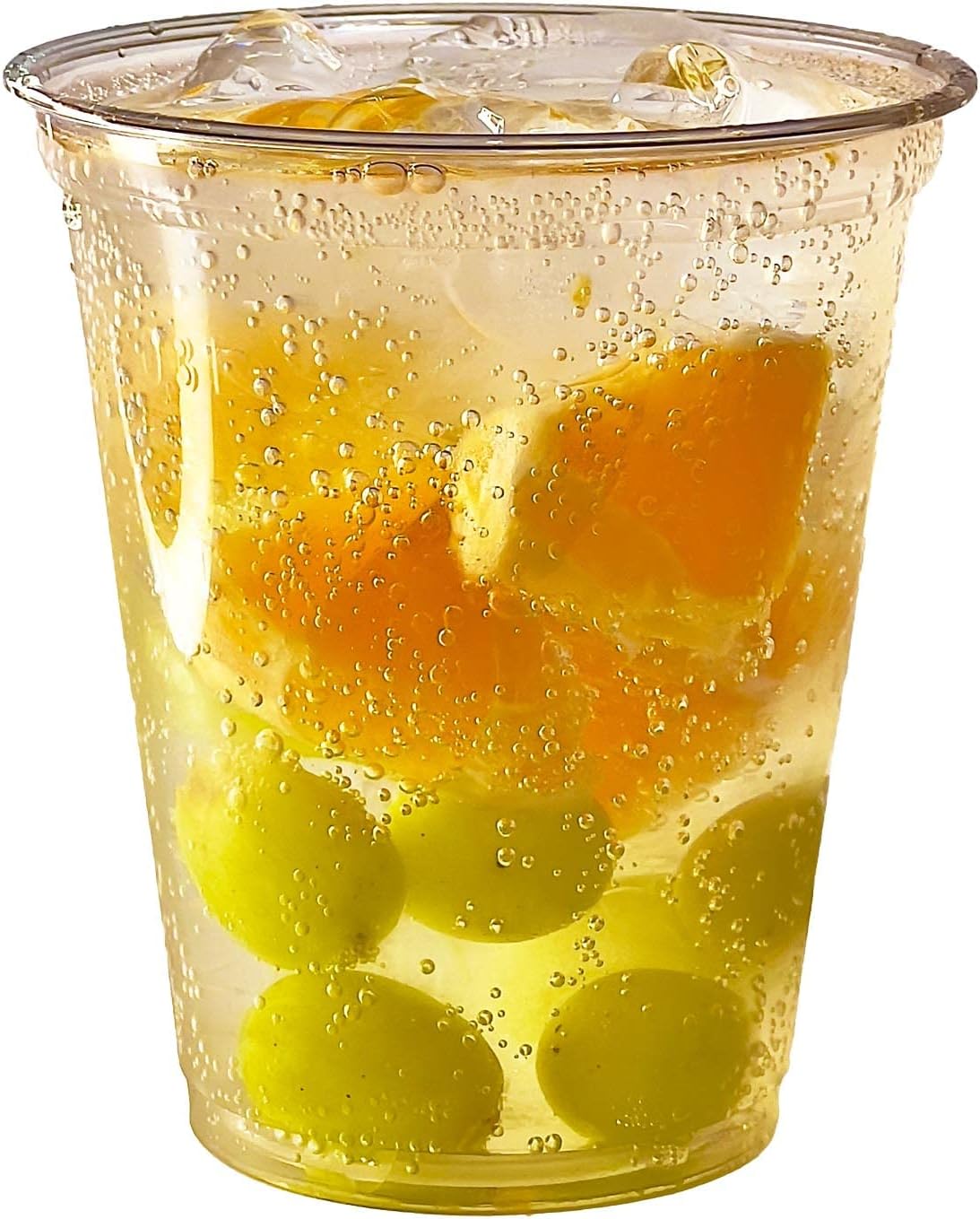 Clear Plastic Disposable Pet Cups | 20 oz Cups, 200 Pack | Crystal Clear PET Cup | Cold Smoothie | Iced Coffee Go Cups | Ideal for Coffee, Parfait, Juice, Soda, Cocktail, Party (20oz, 200 count)