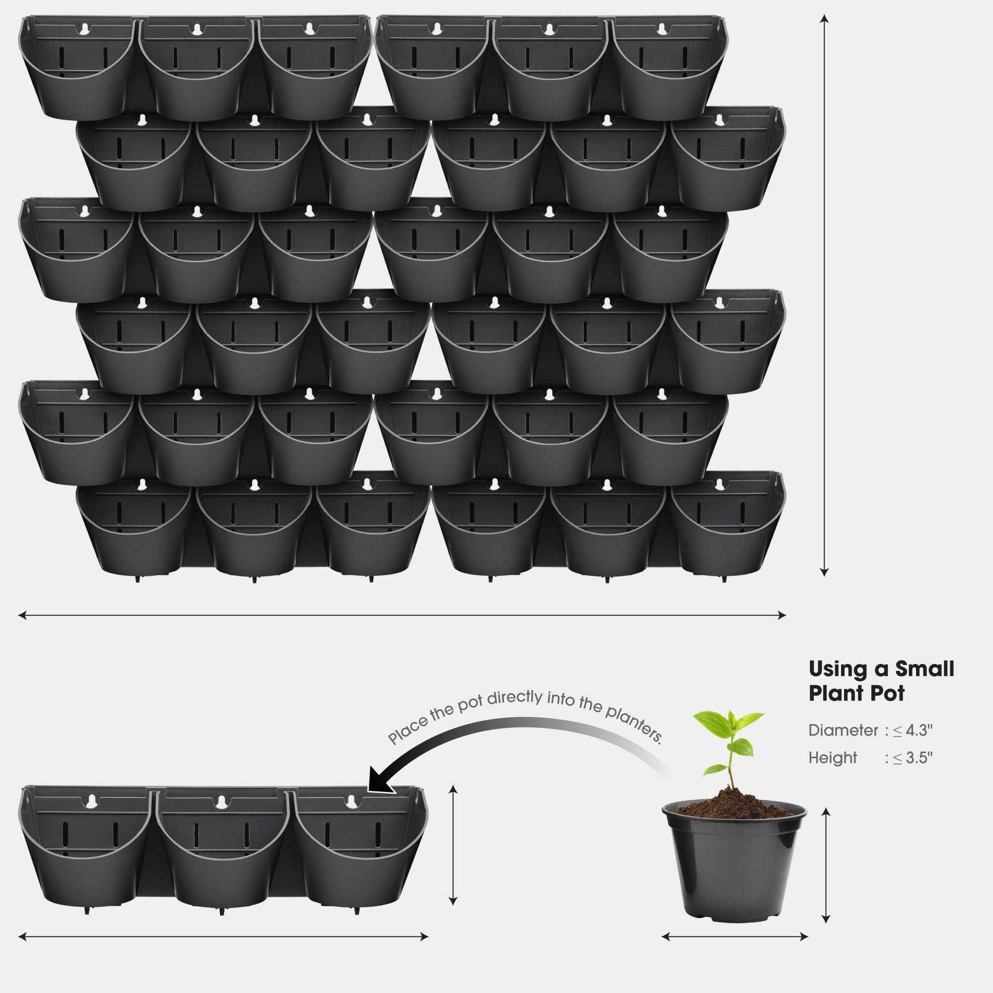 Amazon.com: Worth Garden Upgraded 12 Sets (36-Pocket) Self