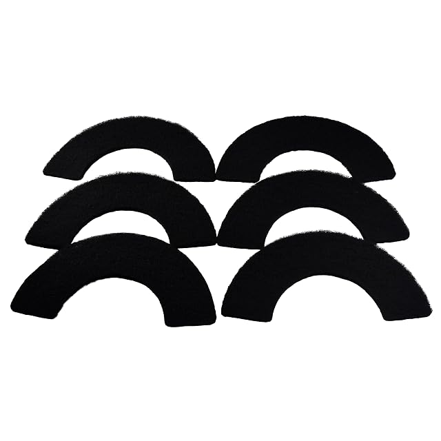 HQRP 6-Pack Filtros de carbón compatibles con Litter-Robot 4 Cat Litter Box Filters Replacement