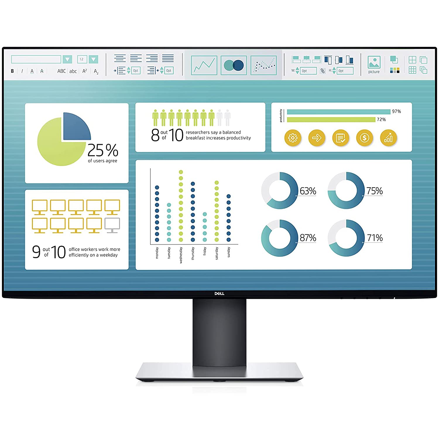 Dell Ultrasharp 27 Inch Wqhd 2560x1440 Resolution Ips Monitor Infinity ...