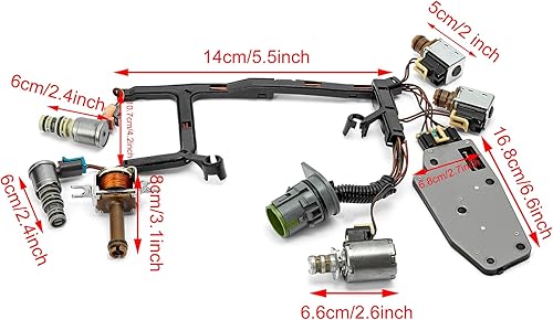 Miniatura 7 de Kit de válvula solenoide de transmisión 4L60E, compatible con GM EPC Shift TCC 3-2 PWM 1993-2006