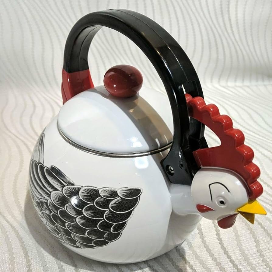 Amazon | カメンシュタイン ホーロー笛吹ケトル 2L やかん アニマル