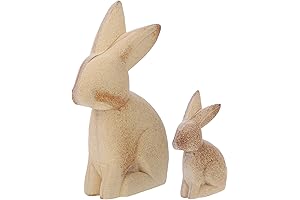 Easter Wood Rabbit 3D Unfinished DIY Wooden Rabbit