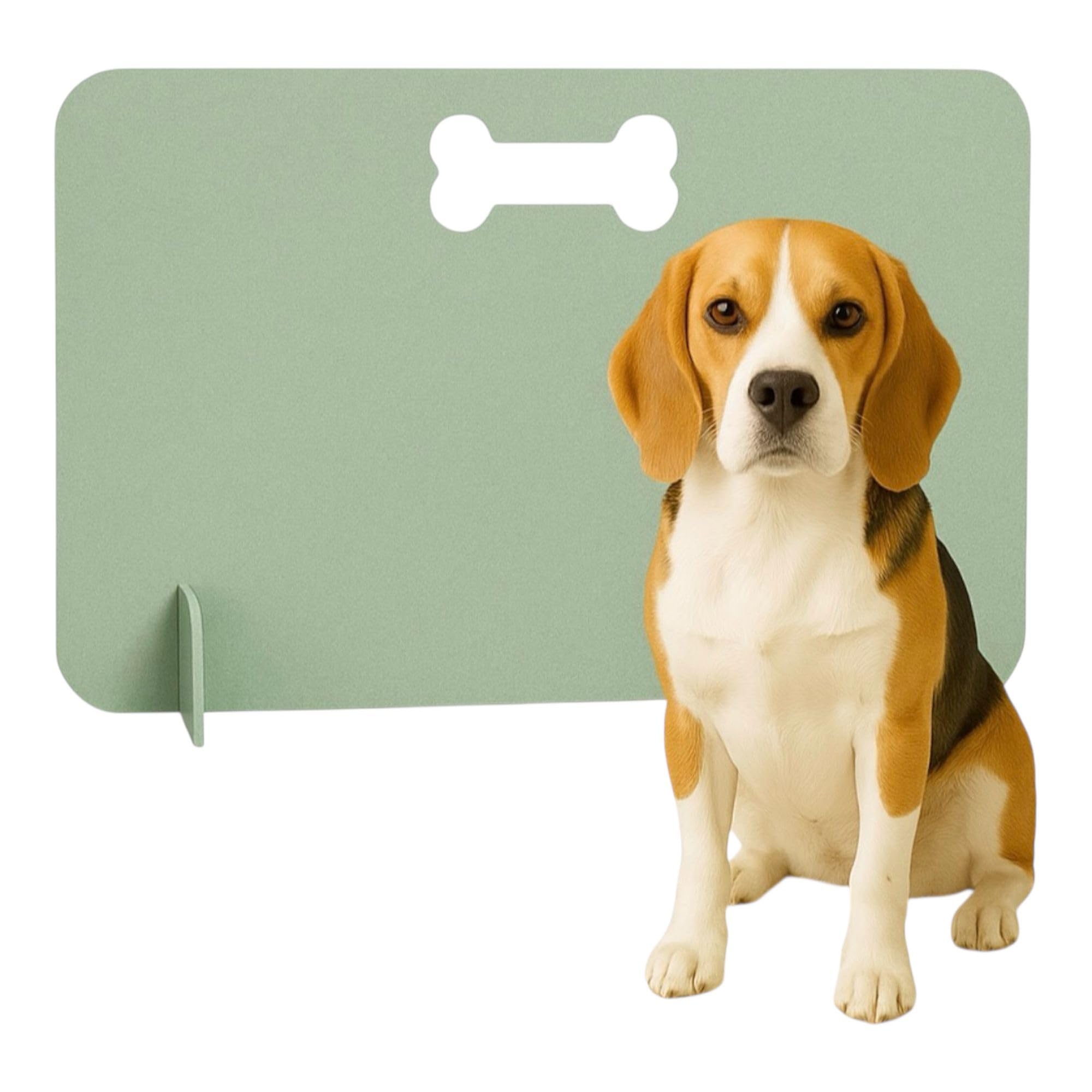 Woodica Green Stopper Barrier – Freestanding Dog Stopper For Stairs | Dog Barrier Gate | Portable Wooden Pet Stopper | Puppy Gate For Stairs Indoor | No Drilling Required (51Cm X 70Cm)