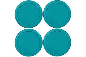 Klare Ware Turquoise 1 Cup Replacement Lids for Anchor Hocking Storage Bowls