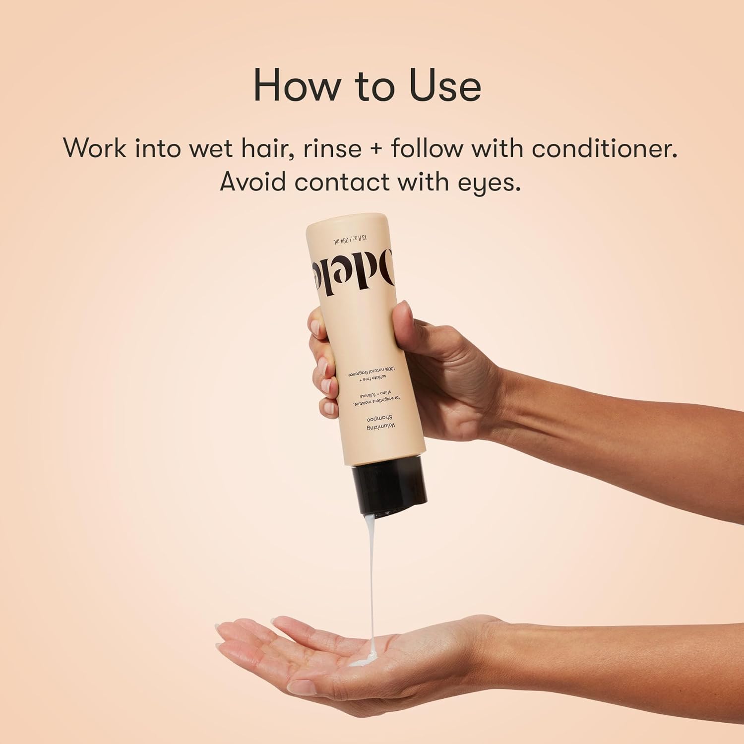 Odele Volumizing Sulfate-Free Shampoo, Adds Moisture, Shine, and Fullness for Straight or Wavy Hair Types, 32 Fl Oz - Image 5