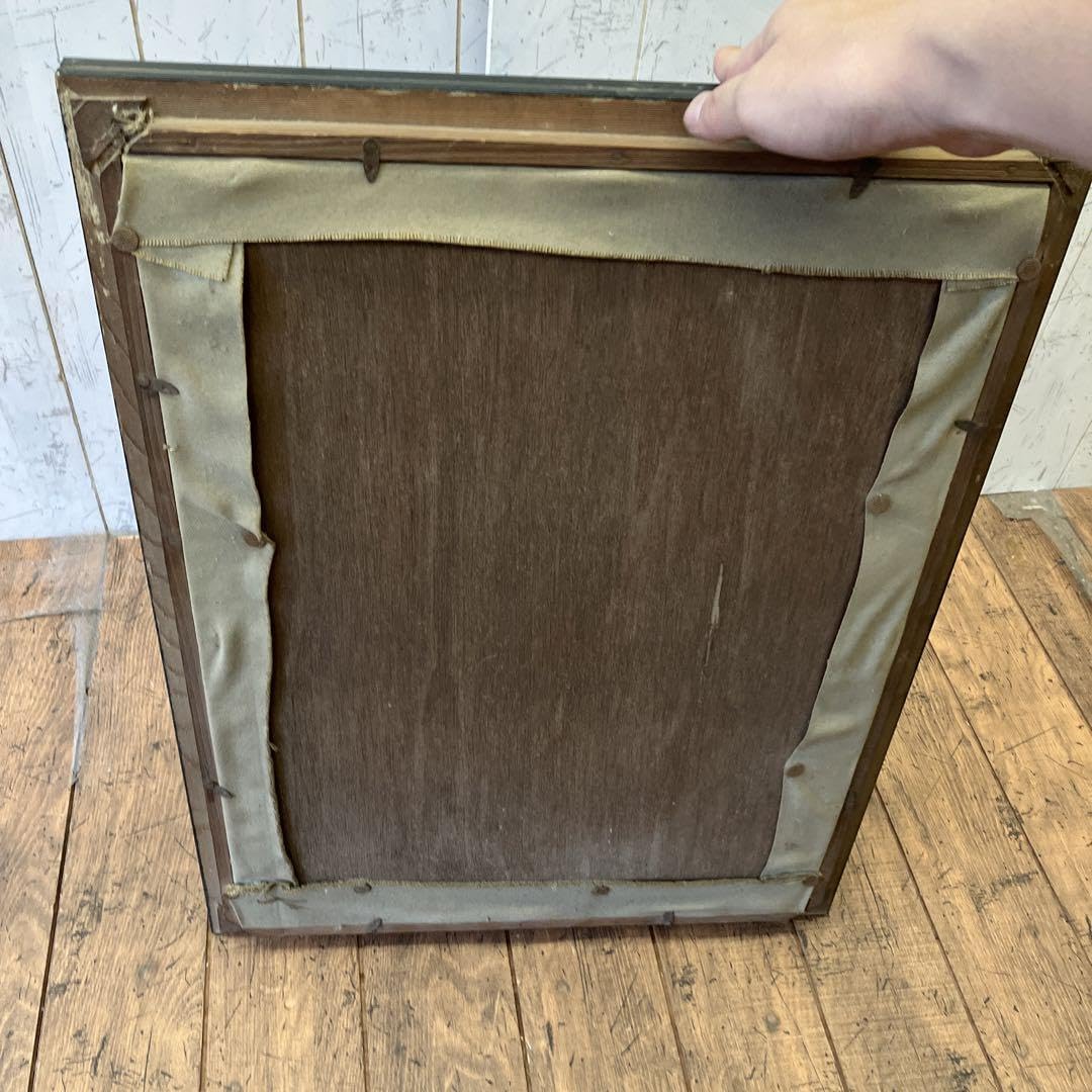 Amazon.co.jp: 昭和レトロ 刺繍画 刺繍絵 竹 虎 タイガー 絵画 アート