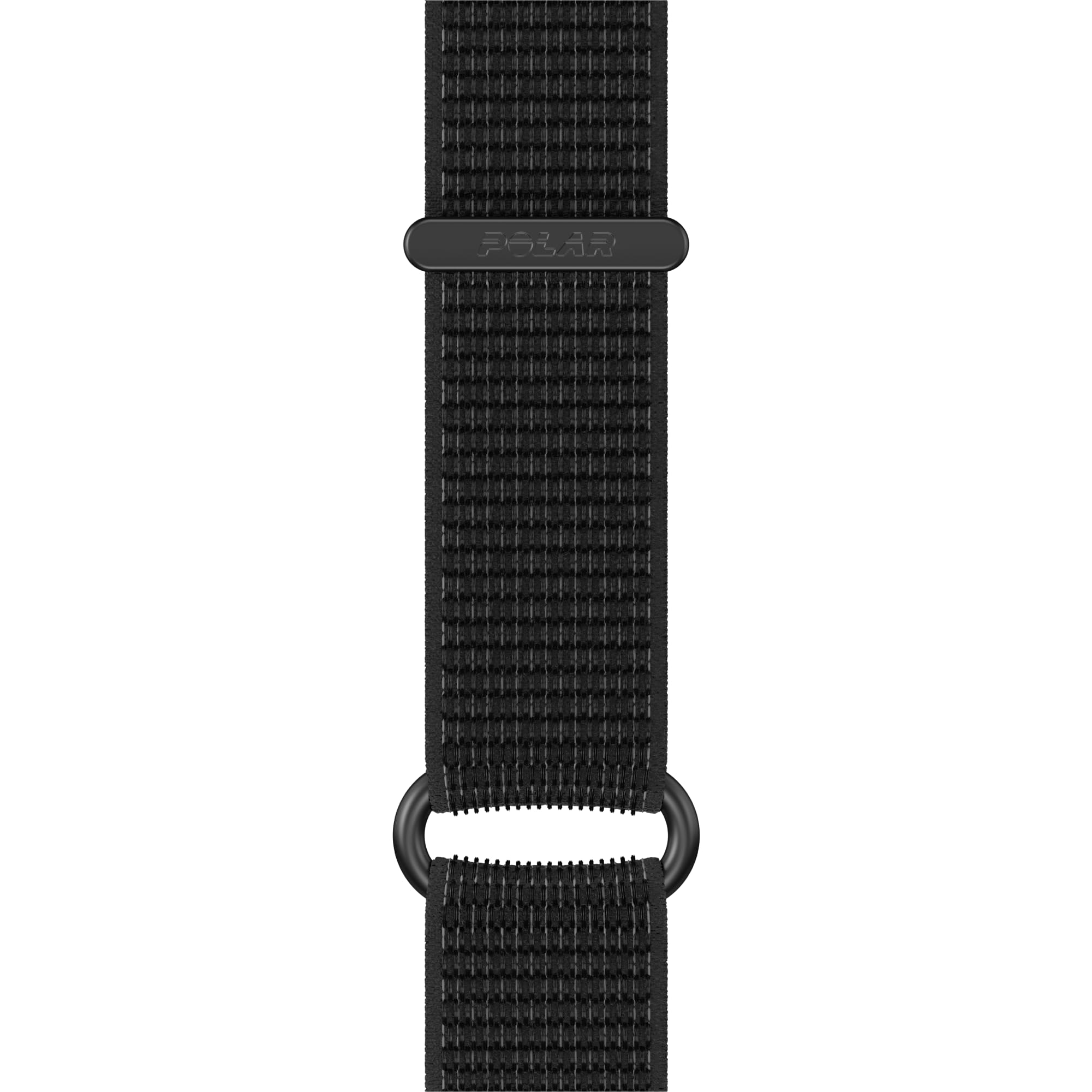Polar Pasek z zapięciem na rzepy, czarny, S/M, 22 mm