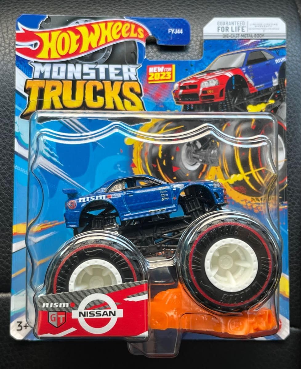 ホットウィールモンスタートラック日産スカイライン GT-R R34 TH