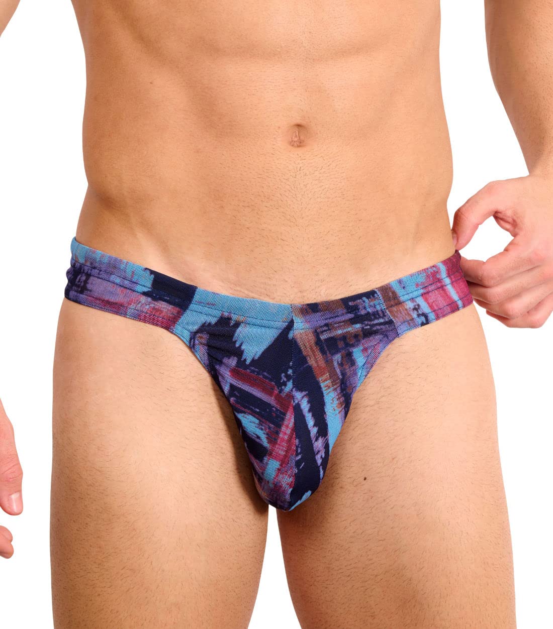 Kiniki Men's Tan Through Swim Thong (5th Generation)