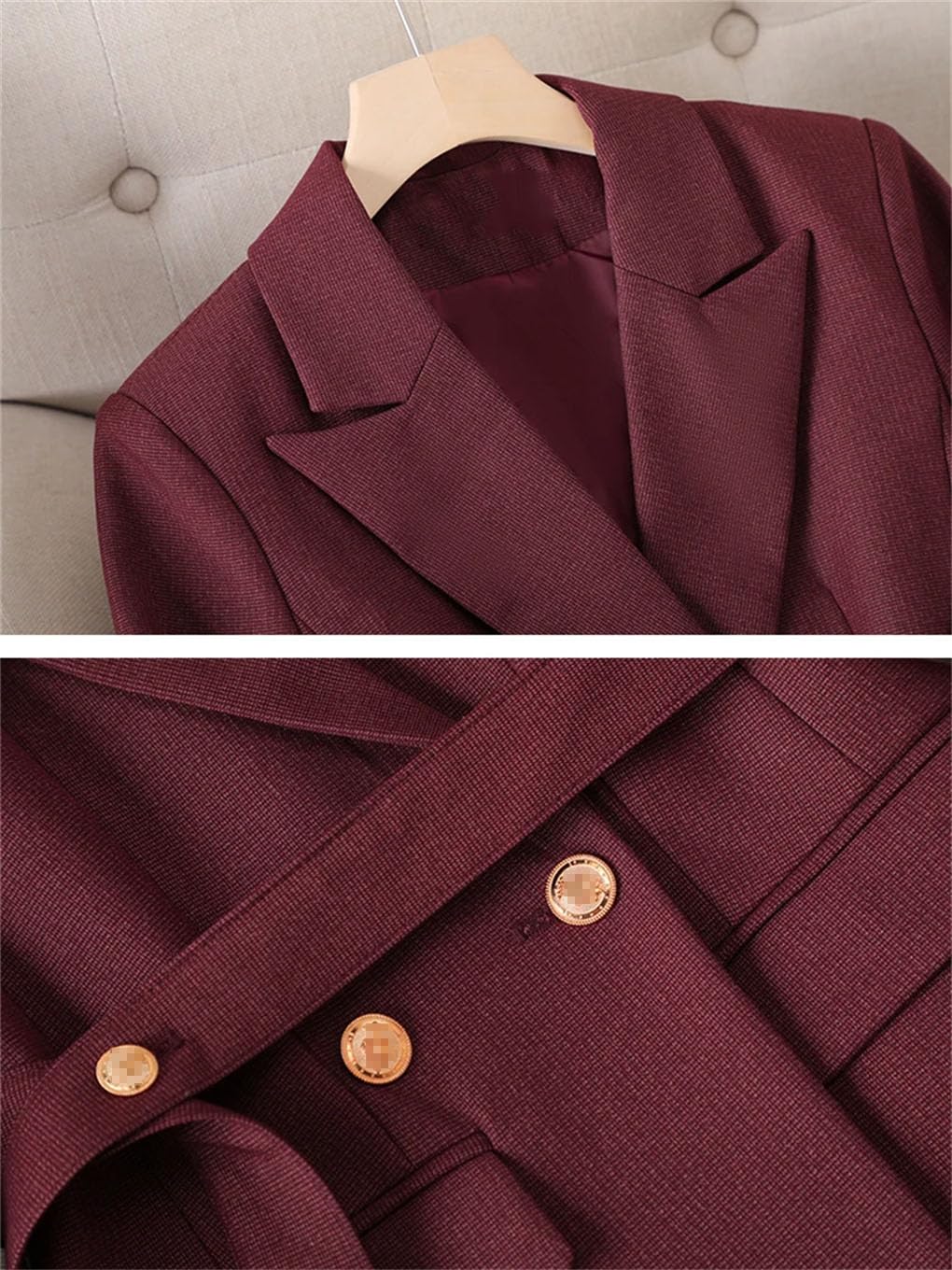 Abbigliamento da lavoro formale da donna Set da 2 pezzi giacca e pantaloni da donna per autunno inverno pantaloni da donna