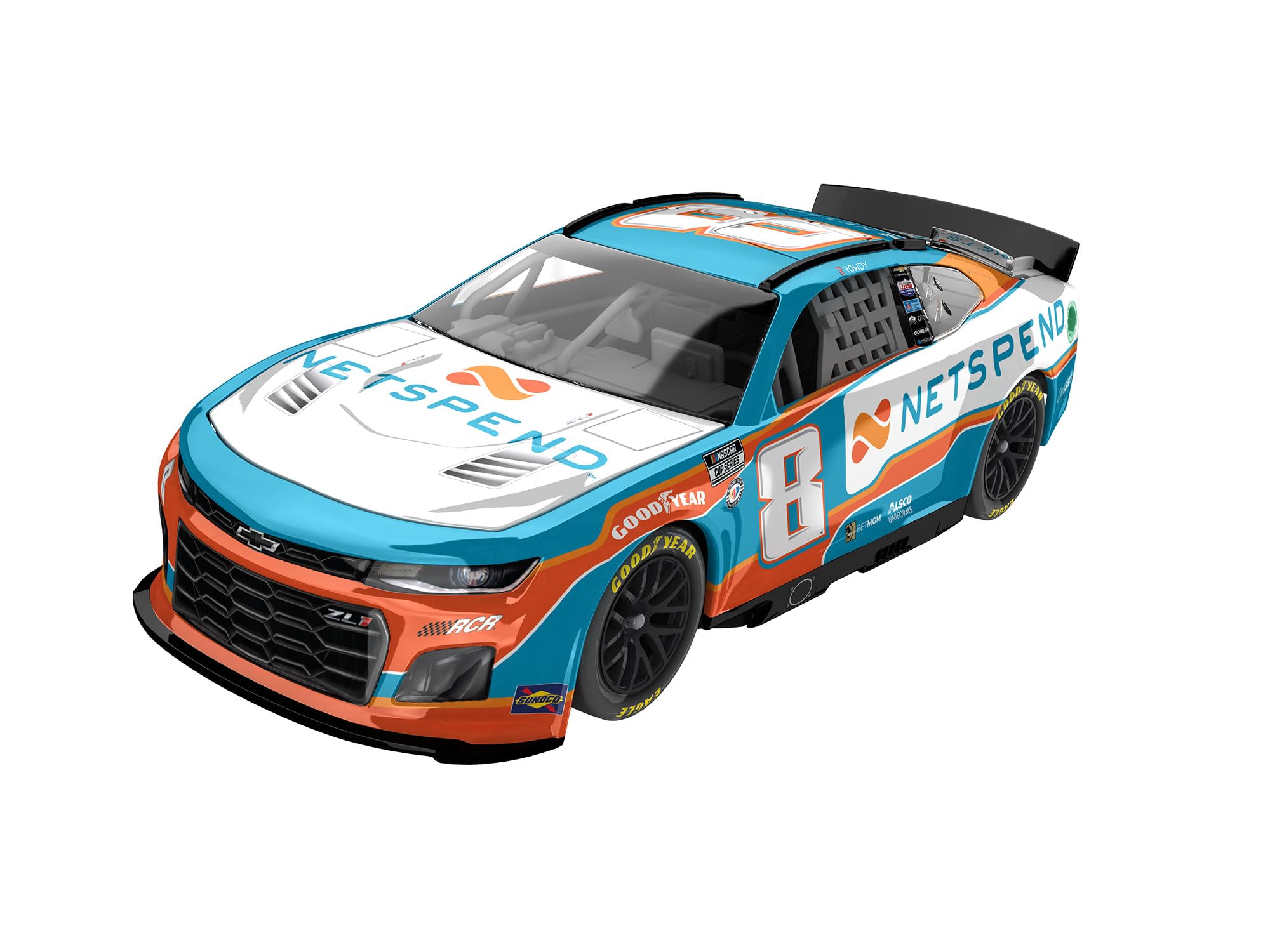 Lionel Racing NASCAR Authentics Kyle Busch 2023 Netspend No. 8 1:64 Scale HT Die-cast Car