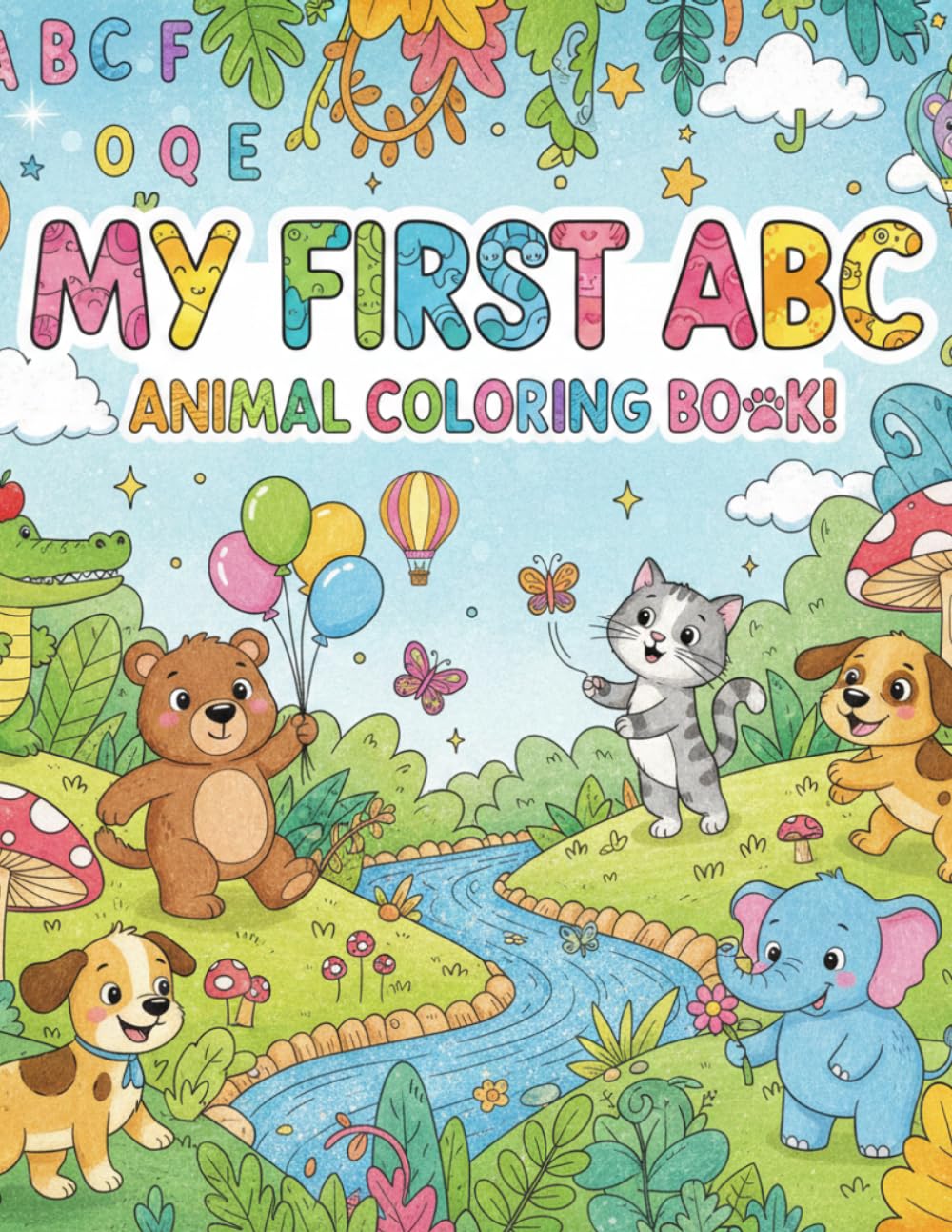 My First ABC Animal Coloring Book